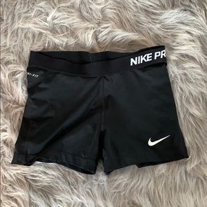 Nike Pro dri-fit black spandex | L